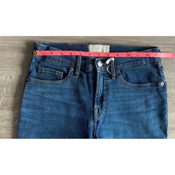 NWOT! Everlane Women’s Sz 26R Mid Rise Skinny Jean Medium Blue Ankle - Picture 2 of 6